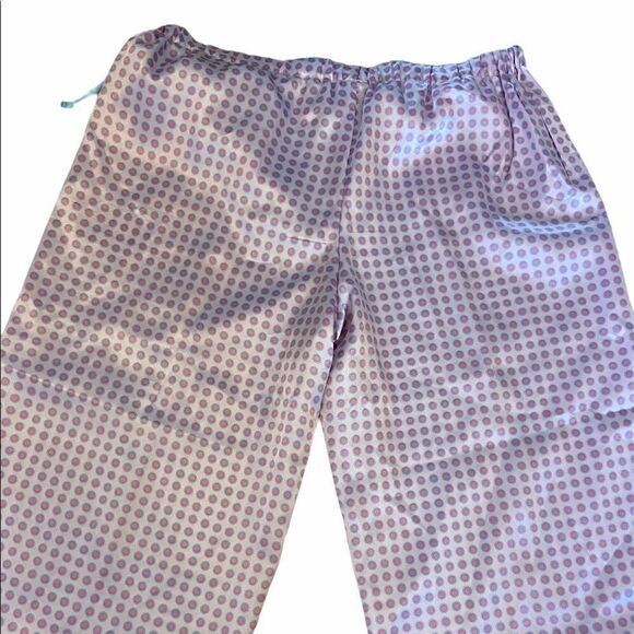 REQUEST Satin Polka Dot Cropped Wide Leg Pj Pant L - Picture 7 of 9